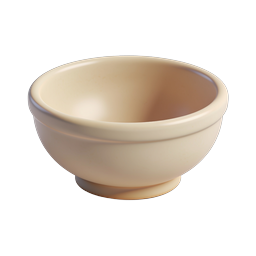 Elegant Ceramic Bowl Icon for Culinary Designs