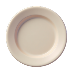 Ceramic Plate Icon - Simple & Elegant Design