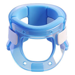 Cervical Collar Icon - Medical Neck Brace 3D