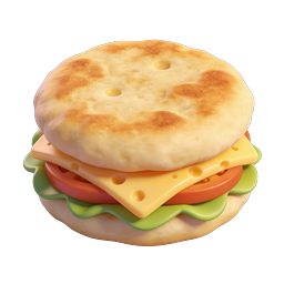 Cheeseburger Sandwich 3D Icon - Food & Dining