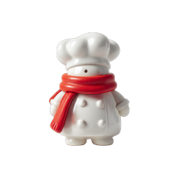Cute 3D Chef Character Icon - Culinary Mascot
