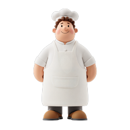 Charming Chef Icon for Culinary Creations