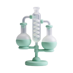 Chemistry Distillation Apparatus 3D Icon