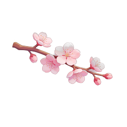 Cherry Blossom Sakura Branch Glossy App Icon