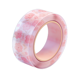 Cherry Blossom Decorative Tape Roll 3D Icon