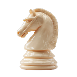 Chess Knight Piece 3D Icon | Classic Strategy Game