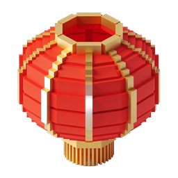 Chinese Lantern 3D Icon - Festival Celebration