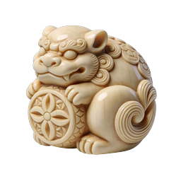 Chinese Pixiu Feng Shui Wealth Figurine Carved Statue