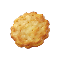 Realistic 3D Chocolate Chip Cookie Icon