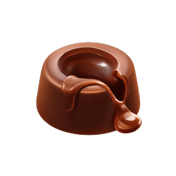 Chocolate Lava Cake 3D Icon | Dessert