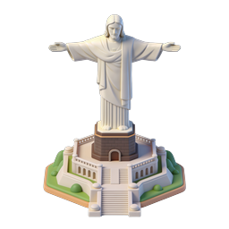Christ the Redeemer Icon - 3D Symbol of Faith and Unity