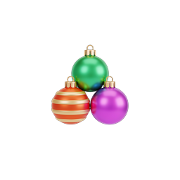 Christmas Balls Icon - Festive Holiday Ornaments