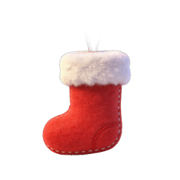 Festive Christmas Stocking Holiday Icon