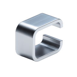 Chrome Letter G 3D Metallic Icon - Premium Alphabet