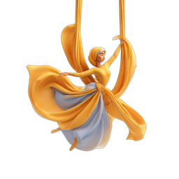 Elegant Dancing Figure Icon for Arts and Performance