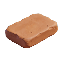 Clay Brick Icon for Construction and Craft