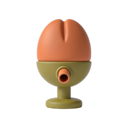 Charming Clay Character Figure 3D Icon