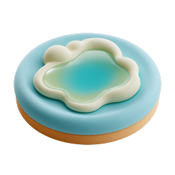 Clay-Style Cookie Icon - Sweet 3D Dessert Design