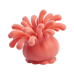 Clay-Style Anatomical Heart 3D Icon | Medical Symbol