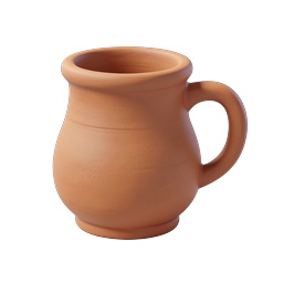 Clay Mug Icon for Food & Beverage Themes