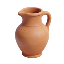 Clay Pitcher Icon - Traditional Pottery Design