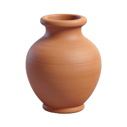 Elegant Clay Pot Icon for Home and Kitchen Decor