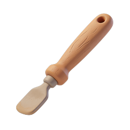 Stylish Clay Scooping Tool Icon for Crafting and Art