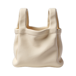 Clay Shopping Bag Icon | 3D Rendered Tote