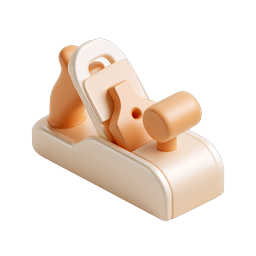 Clay Style Staple Remover 3D Icon for Office Apps
