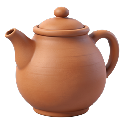Charming Clay Teapot Icon for Cozy Designs