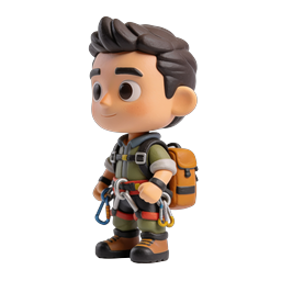 Chibi Climber Adventurer Figurine Icon
