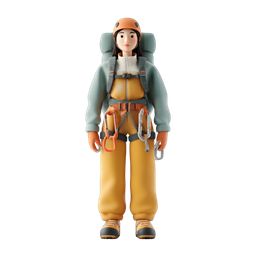 Climbing Adventure Icon for Outdoor Sports