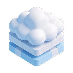 Cloud Layers 3D Icon - Cloud Computing & Infrastructure