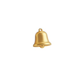 Cloud Notification Bell 3D Icon - Premium Alert Symbol