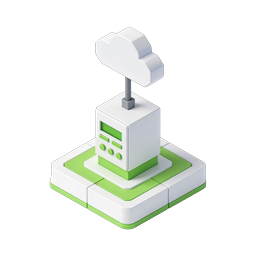 Cloud Server Icon | 3D Isometric Technology Icon
