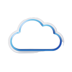 3D Glossy Cloud Icon - Cloud Computing & Storage