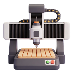 CNC Machine Icon for Modern Manufacturing Projects