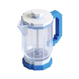 Stylish Coffee Press Icon for Kitchen Designs