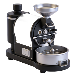 Coffee Roaster Machine Icon | Realistic 3D Design