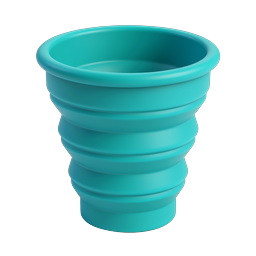 Collapsible Silicone Cup Icon | Eco-Friendly Travel Drinkware