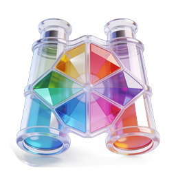 Color Palette Cube 3D Icon - Vibrant Design Tool