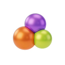 Colorful Eggs Cluster 3D Icon - Vibrant App Design