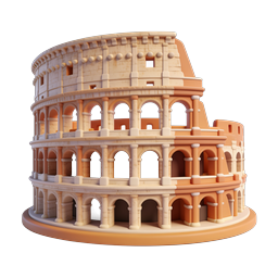 Stunning Colosseum Icon for Travel and History Themes