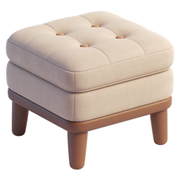 Icona di pouf comodo per progetti di design d'interni