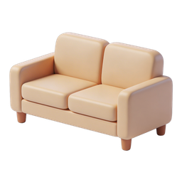 Icona di divano comodo elegante per design d'interni