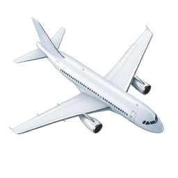 Modern Passenger Airplane for Air Travel and Transportation