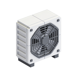 Isometric Computer Server Tower Icon | 3D Tech Hardware