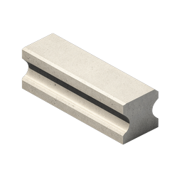 Concrete Block Icon - 3D Isometric Construction Material