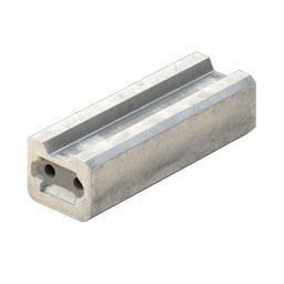 Concrete Cinder Block Construction Icon | 3D Realistic