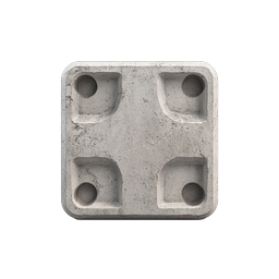 Concrete Cavity Block Construction Material Icon